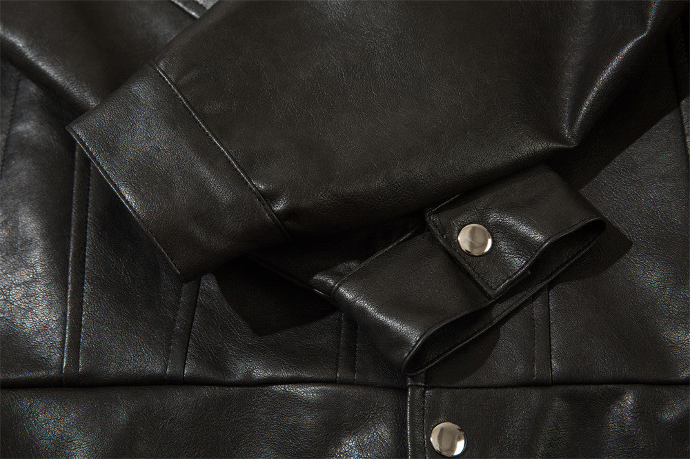 Riding Biker's Leather Jacket Men