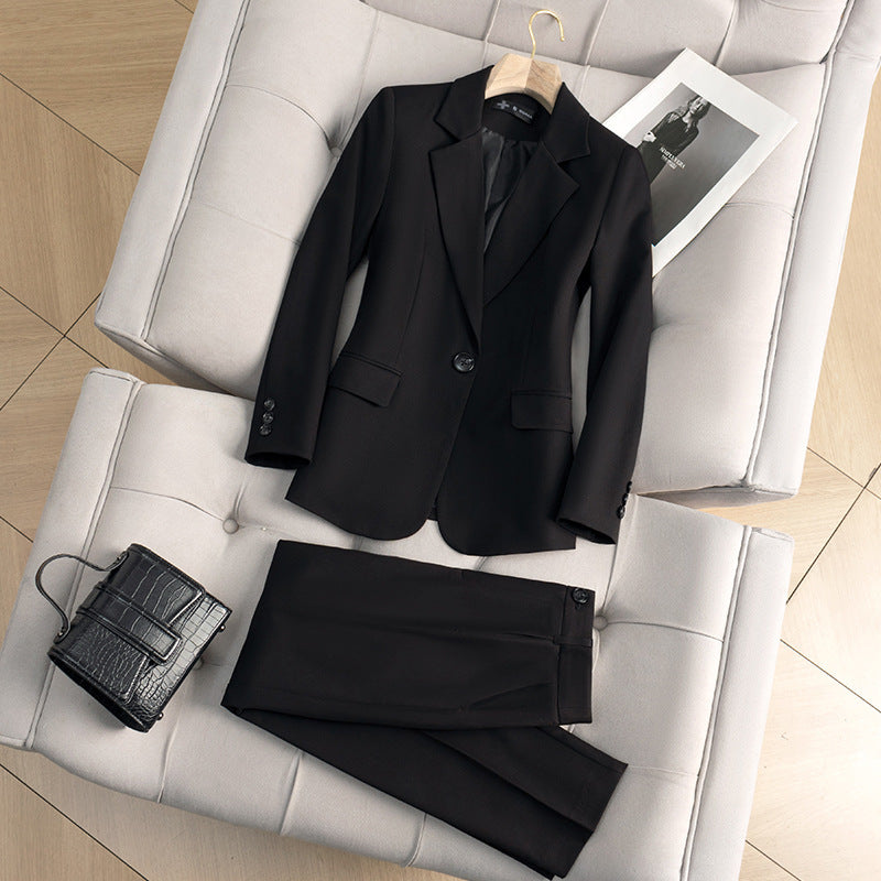 Gray Suit Business Women