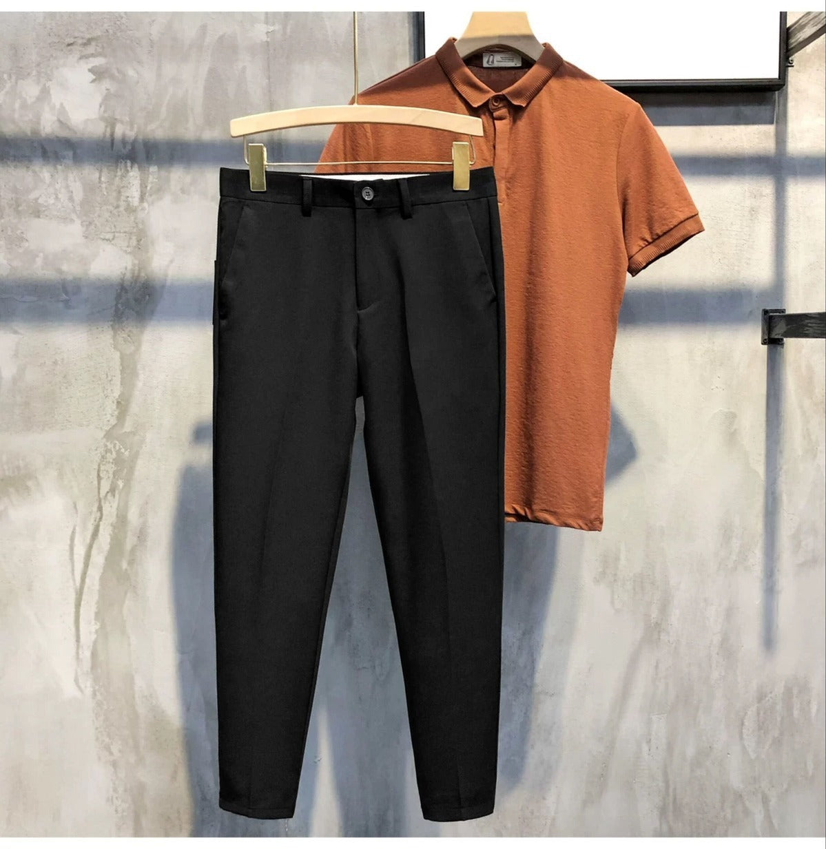 Men's Casual Slim All-match Cropped Pants