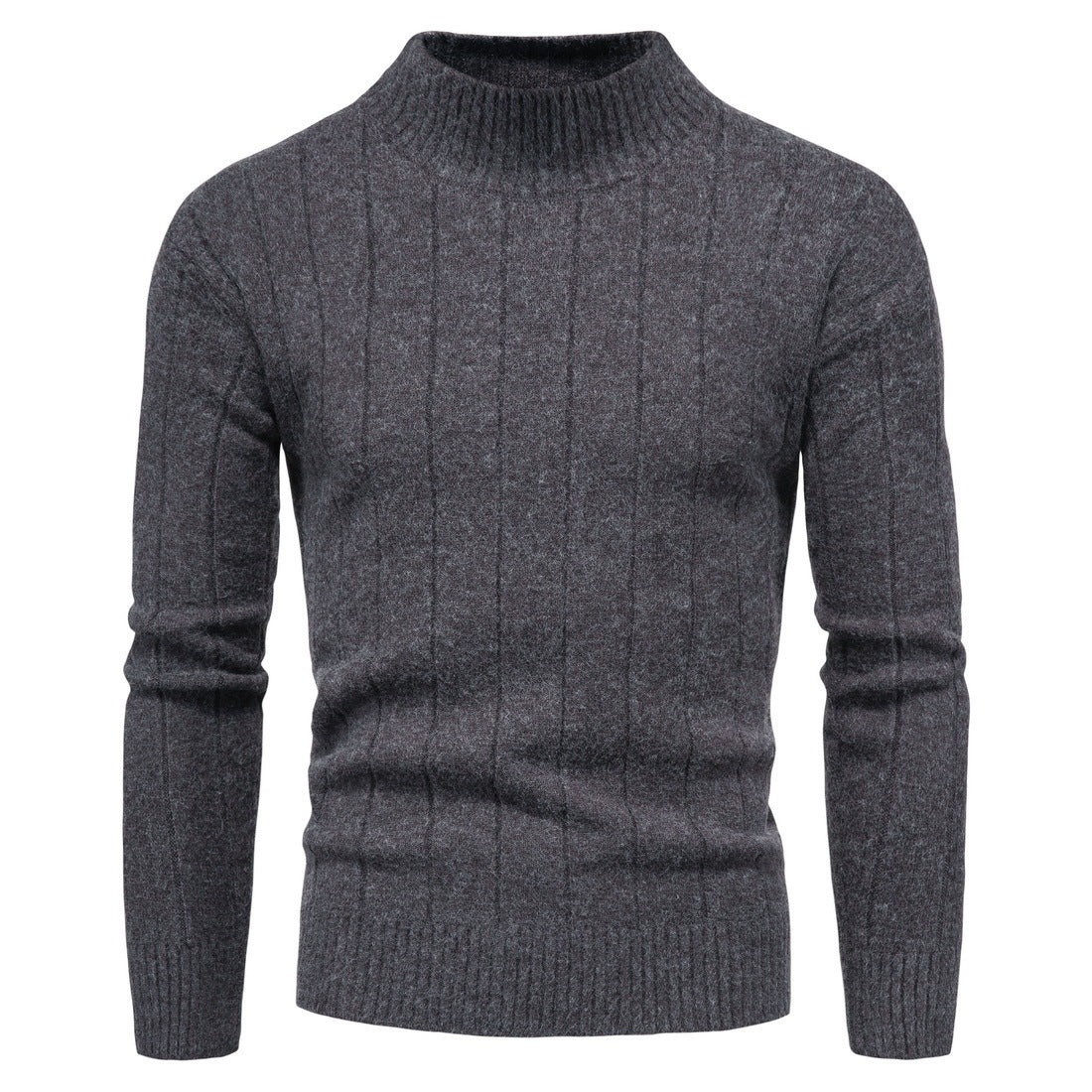 Solid Striped Men's Sweater Base