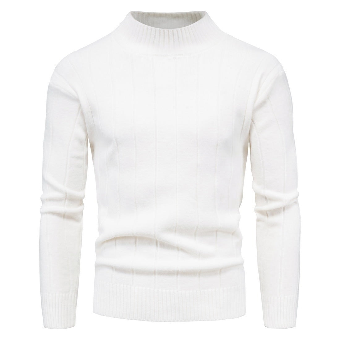 Solid Striped Men's Sweater Base