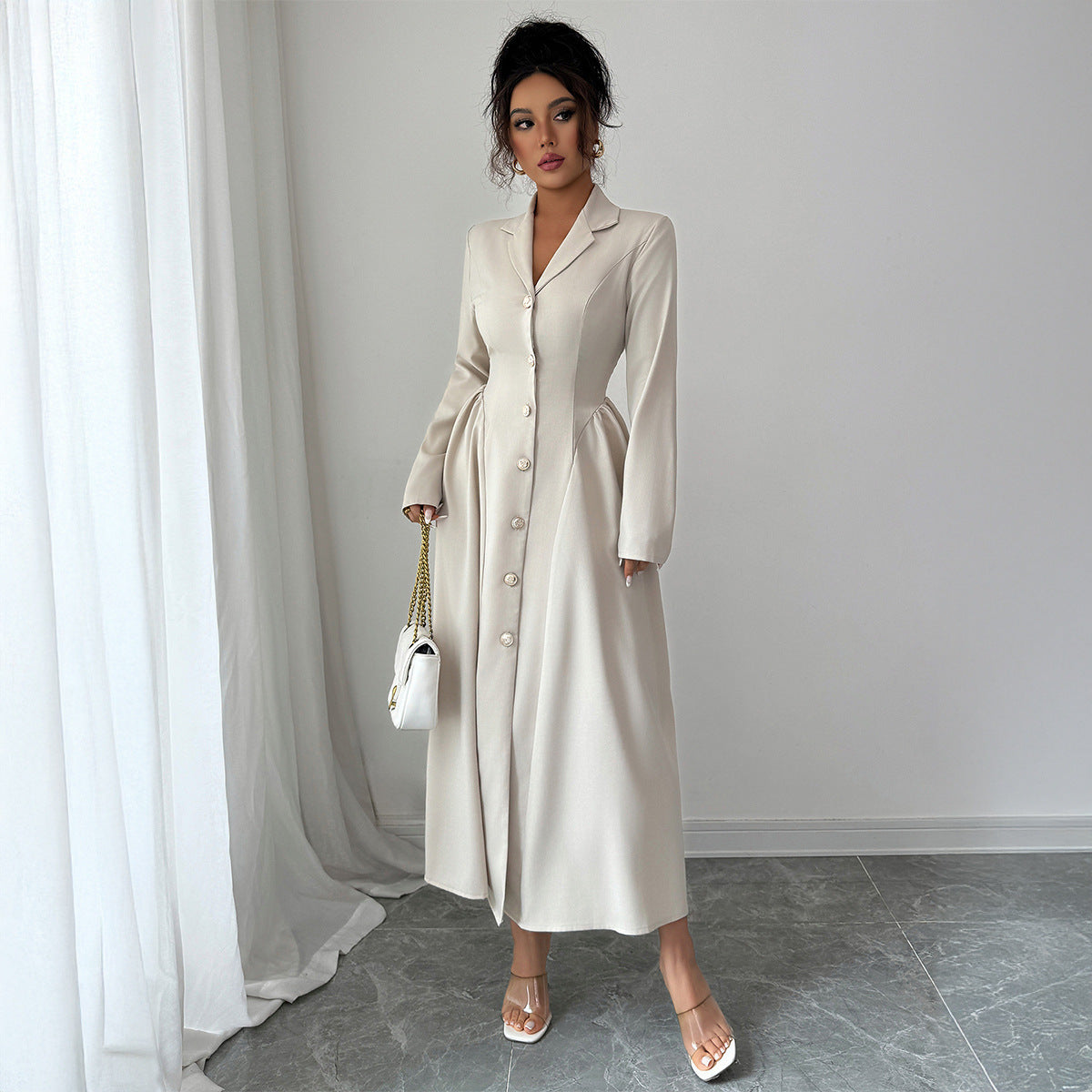 Long Sleeve Dress Women's Clothing