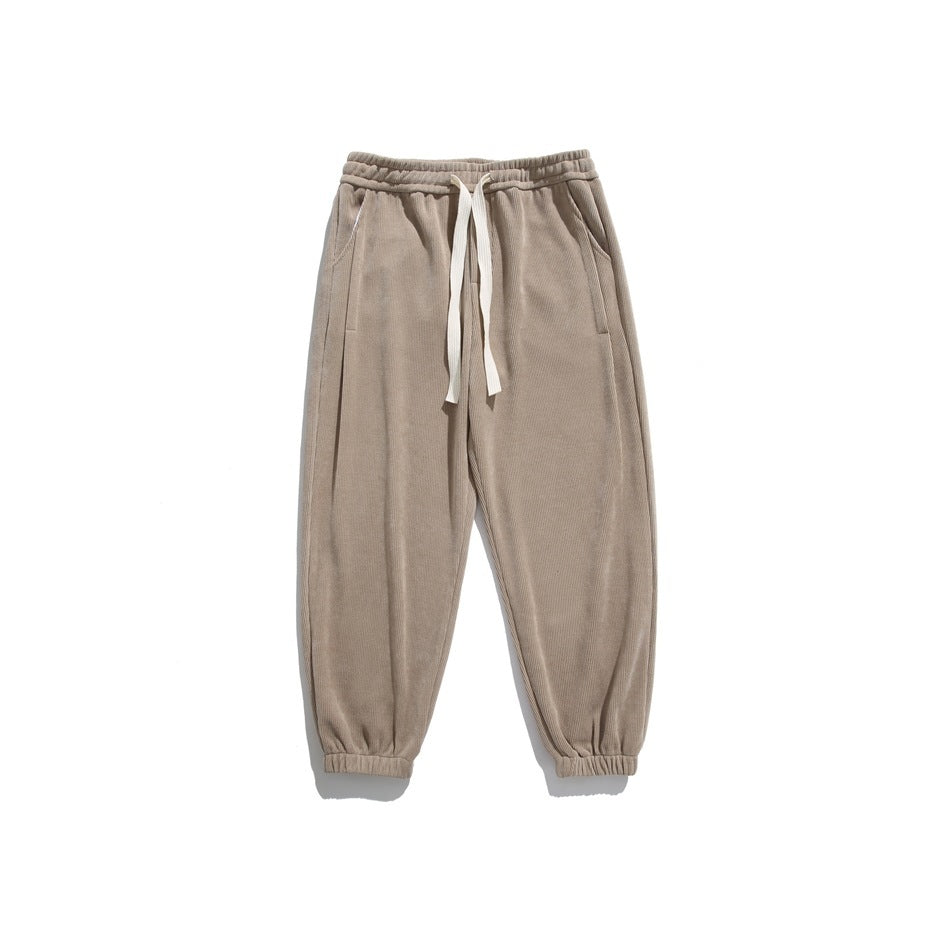All-matching Trousers Student Basic Style Sweatpants Men