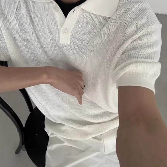 Summer Old Money Style Ruan Handsome High-grade Top