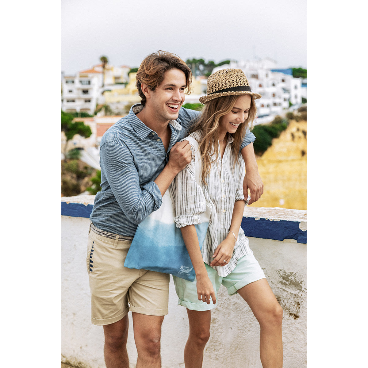 Cotton linen long sleeve shirt