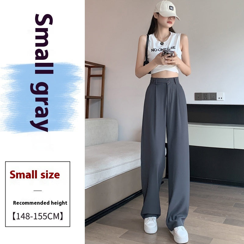 Women's Wide-leg Pants Thin Drooping Straight Casual Mopping Pants
