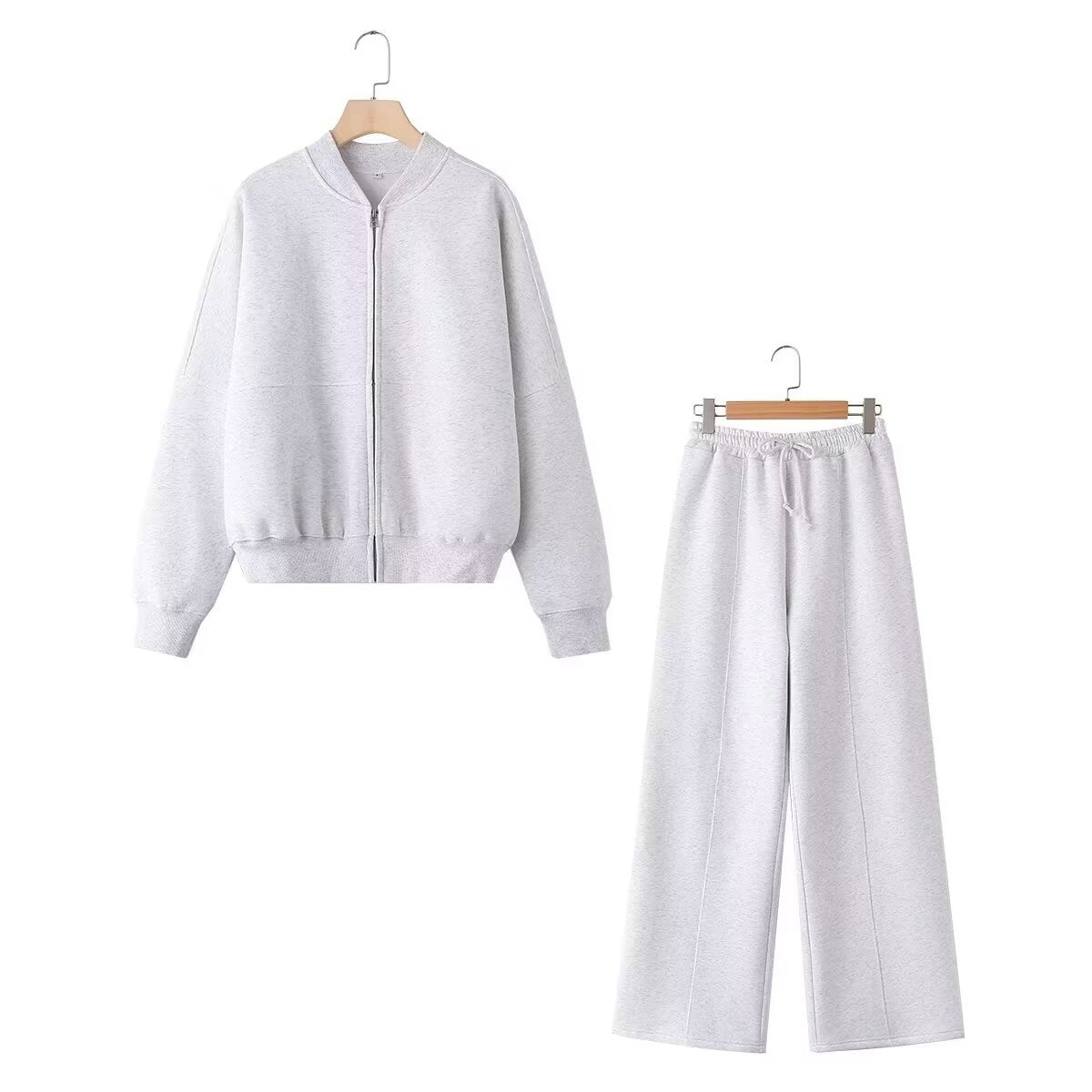 Jacket Coat Sweatshirt Elastic Waist Pants Suit