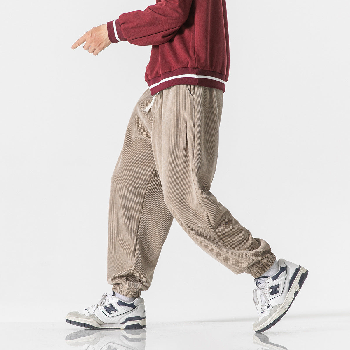 All-matching Trousers Student Basic Style Sweatpants Men
