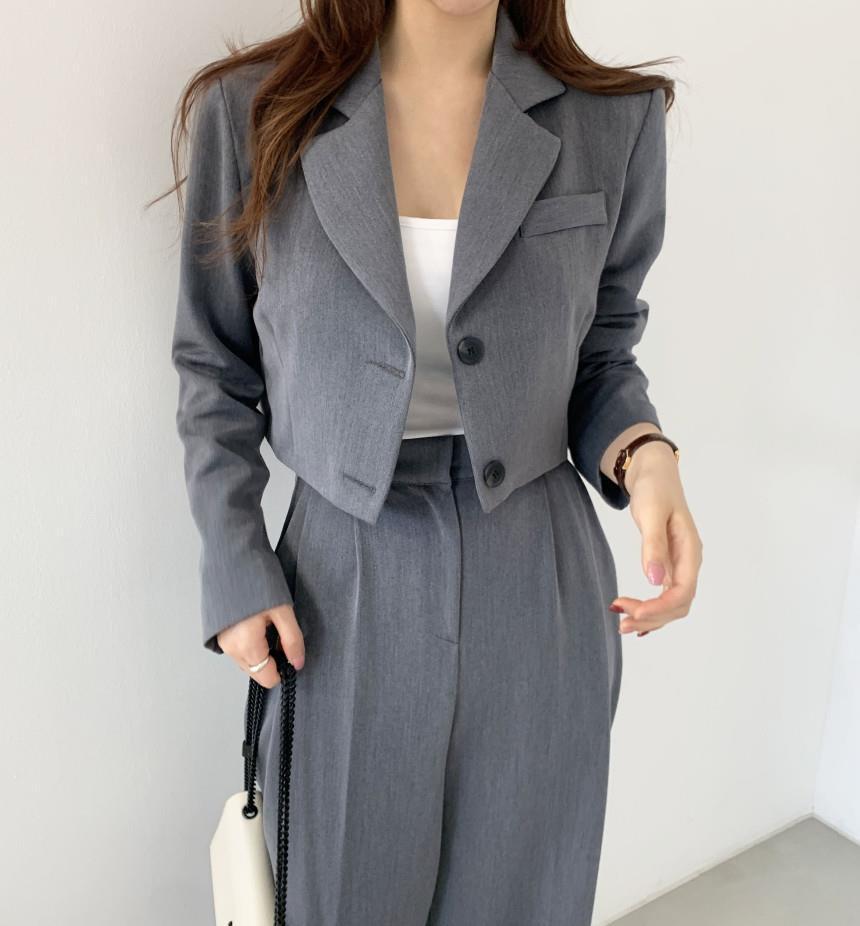 Small Business Suit Coat High Waist Straight Women's Casual Pants