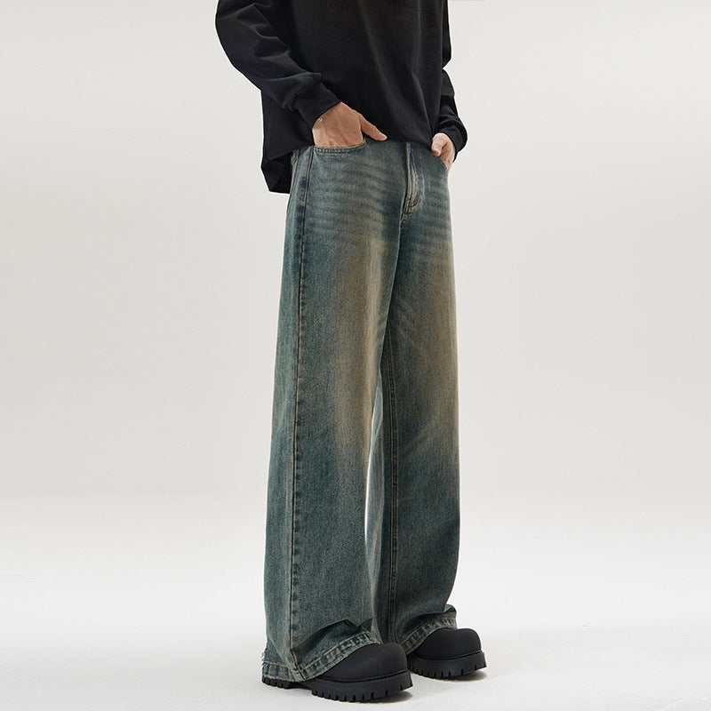 Straight Type A Jeans For Men