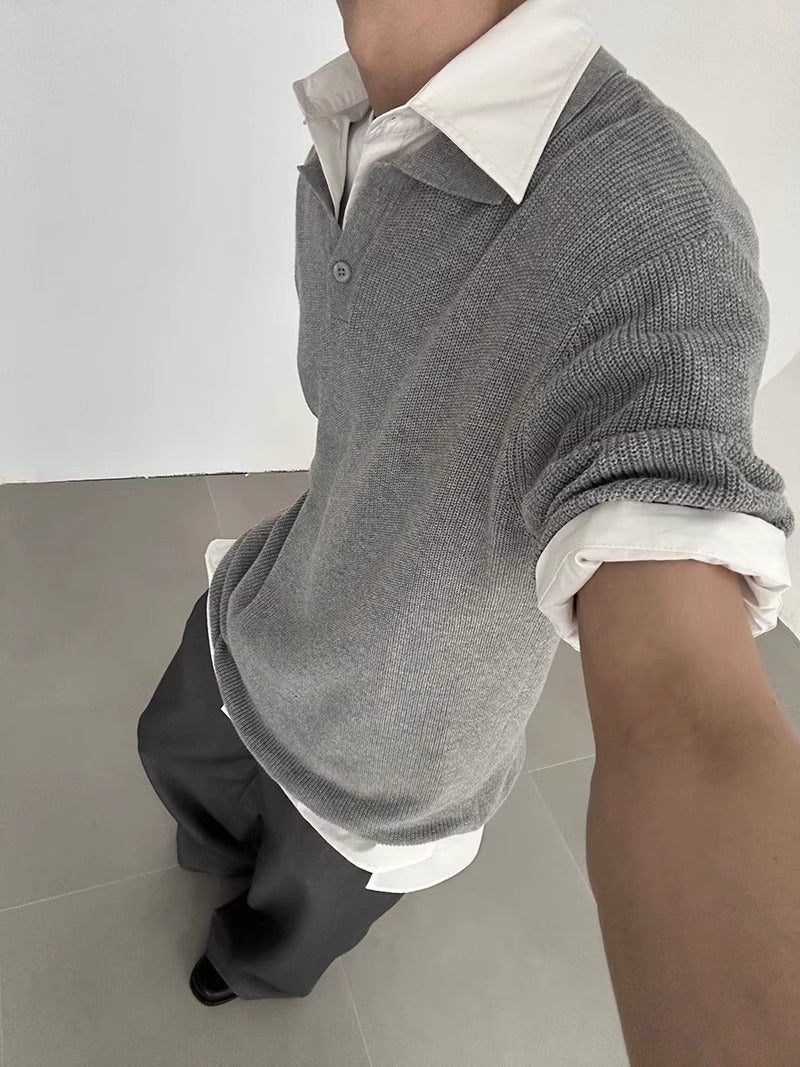 Summer Old Money Style Ruan Handsome High-grade Top