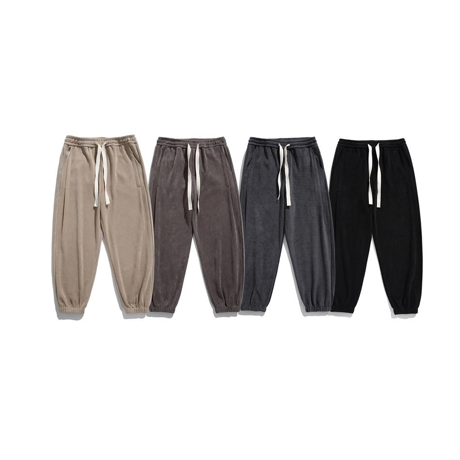 All-matching Trousers Student Basic Style Sweatpants Men