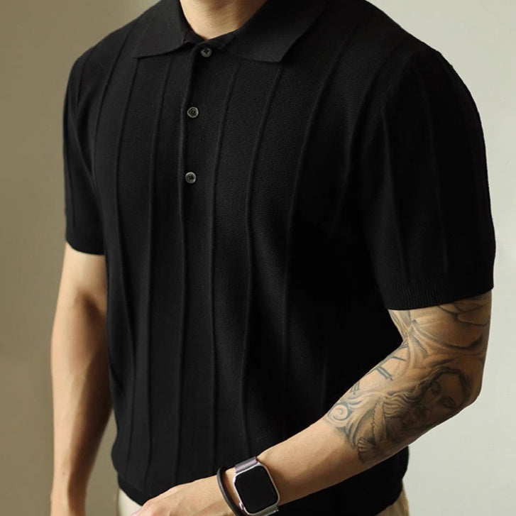 T-shirt Young Solid Color BASIC Top Men