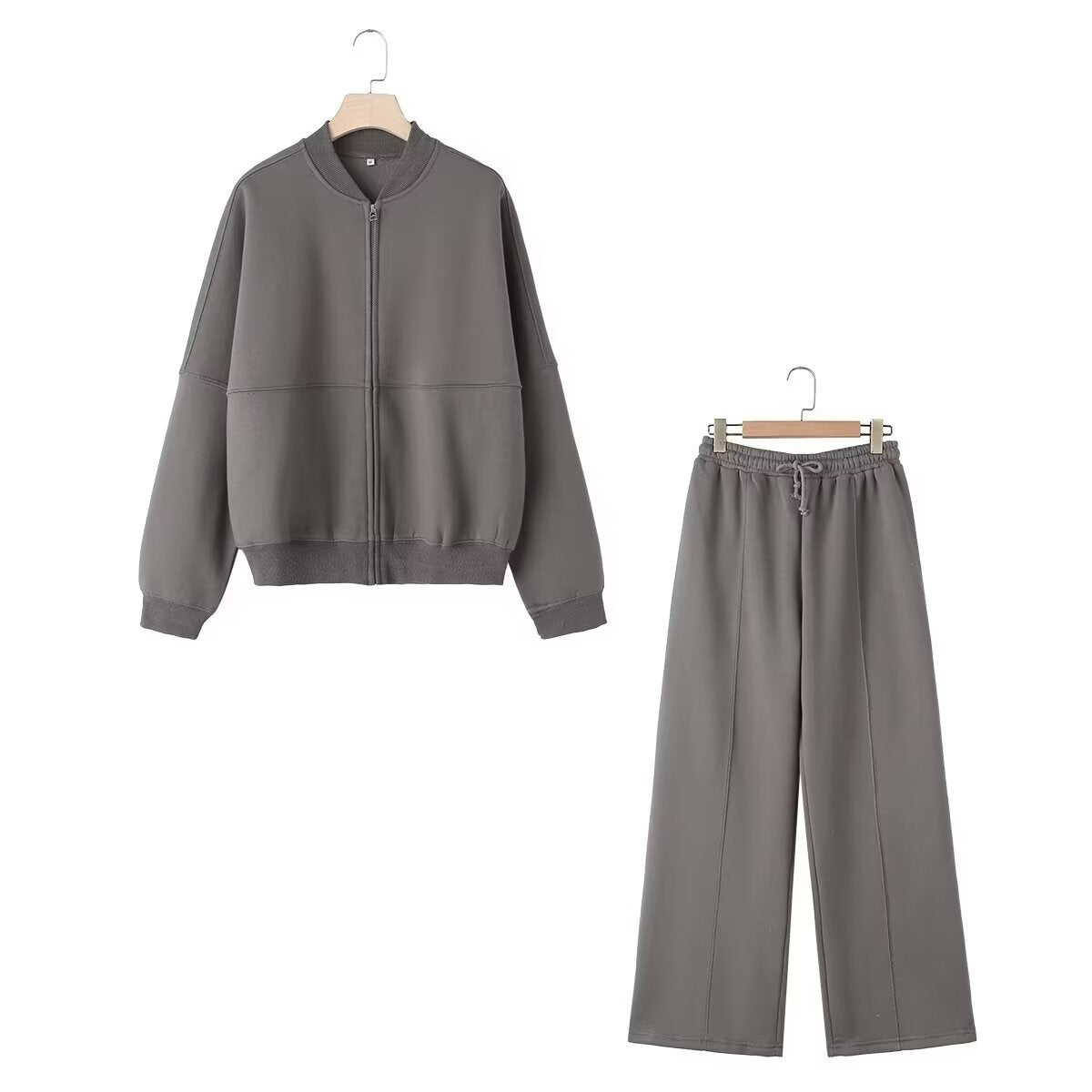 Jacket Coat Sweatshirt Elastic Waist Pants Suit
