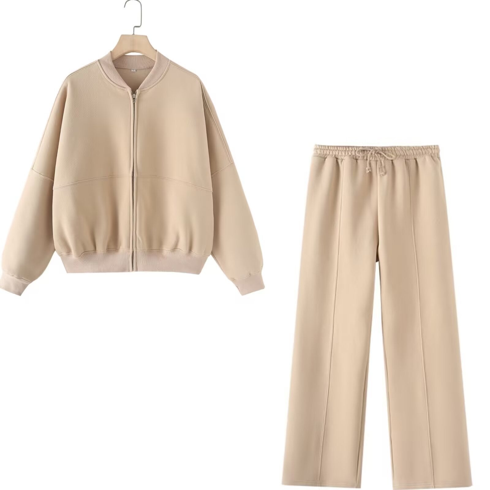 Jacket Coat Sweatshirt Elastic Waist Pants Suit