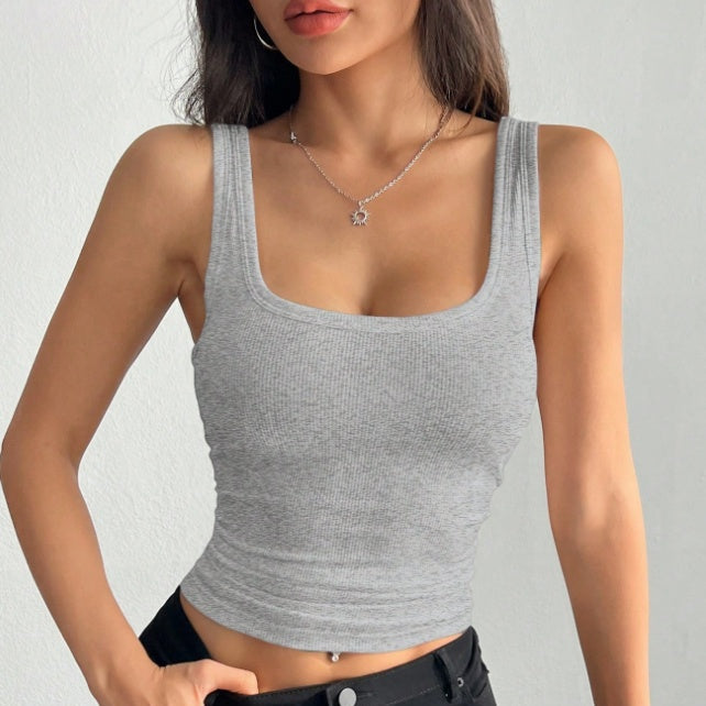 Top With Deep U-Neck And Racerback