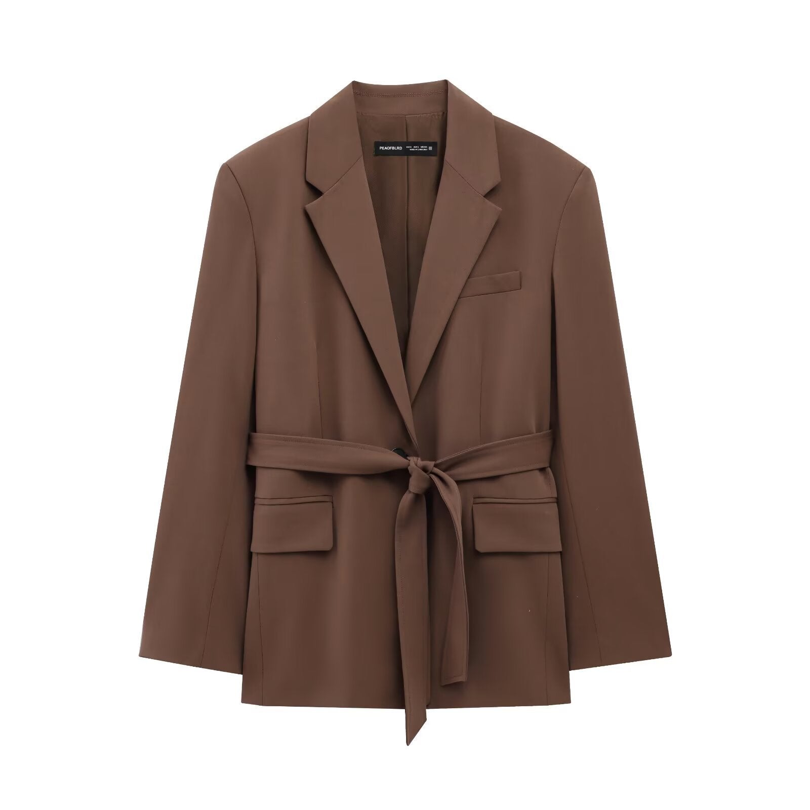 Women's Belted Blazer And Pants