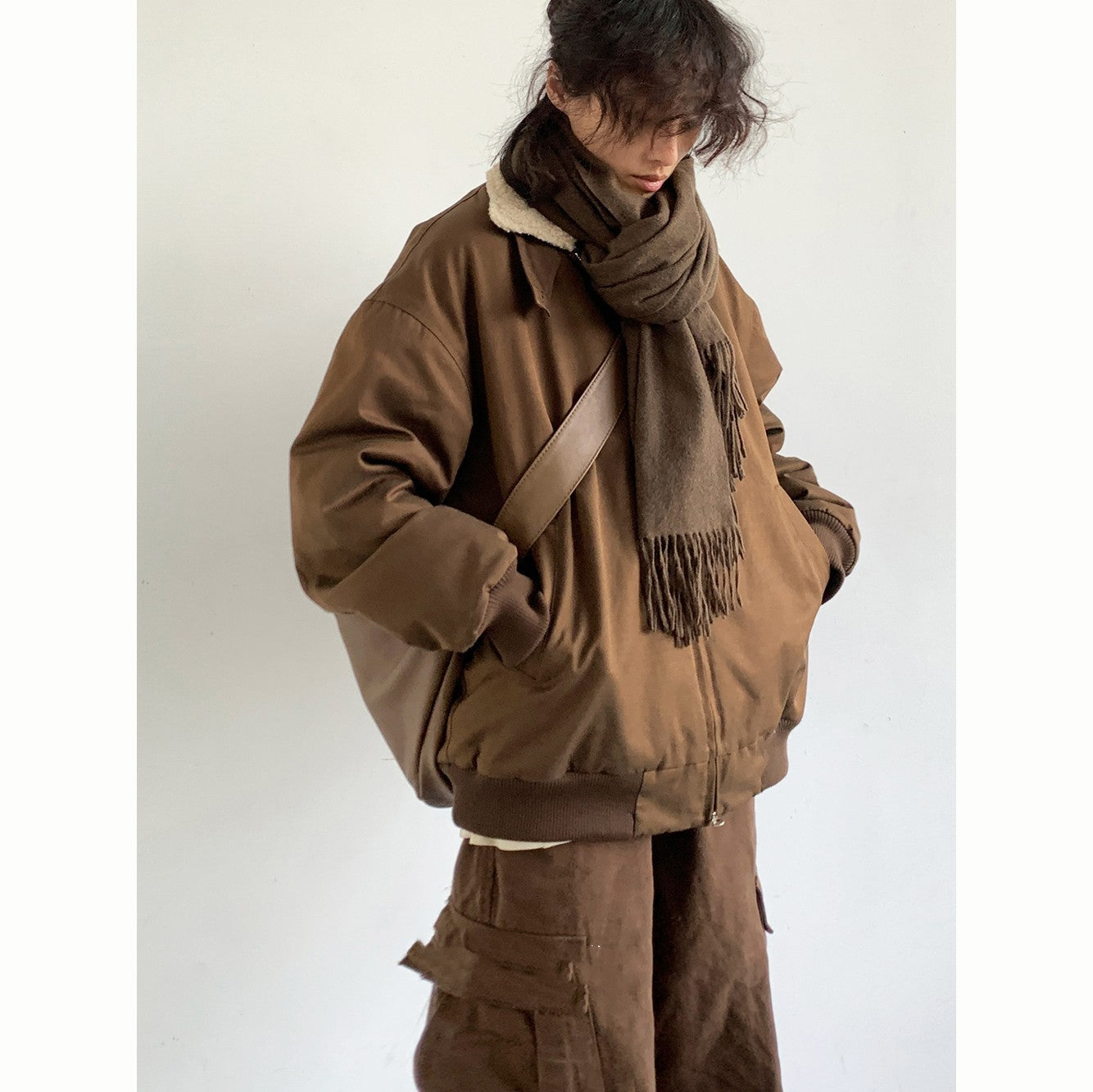 Vintage Lamb Cotton-padded Coat