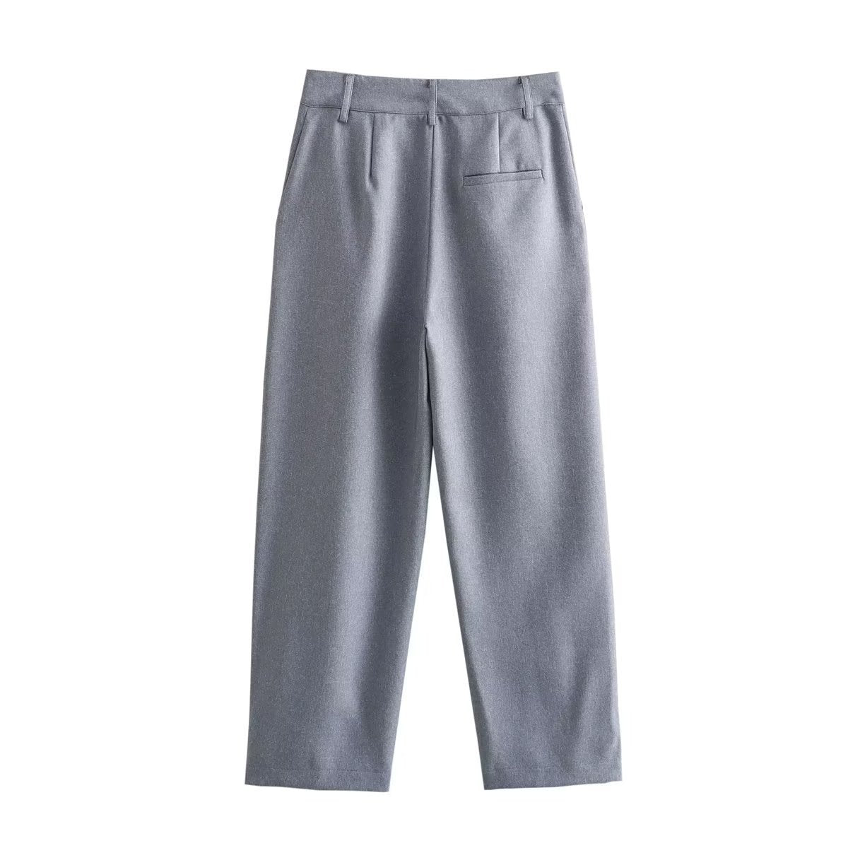 Asymmetric Vest Pleated Design Skinny Pant