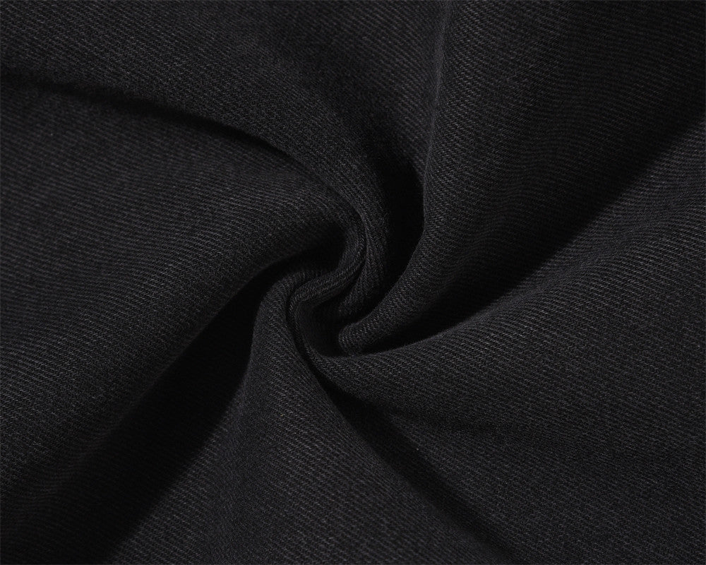 Fashion Solid Color Basic Jeans Men