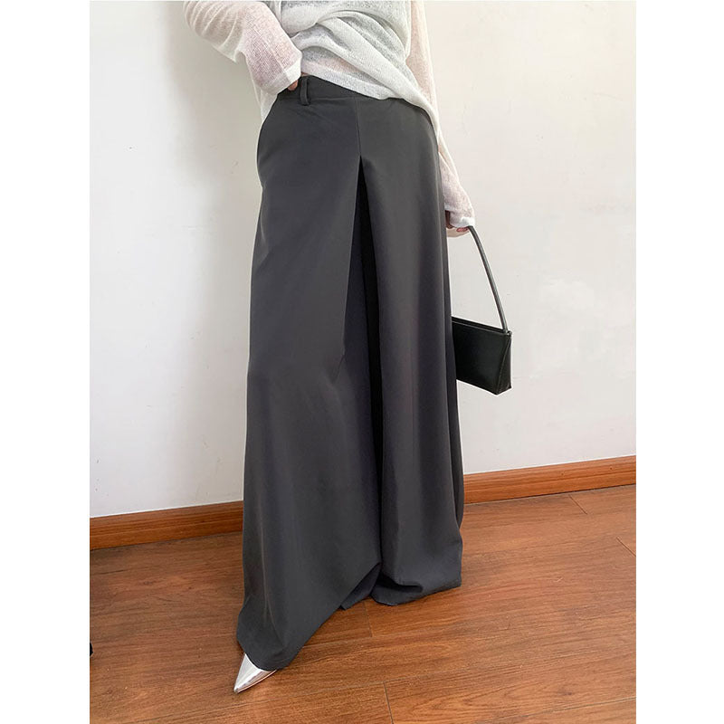 No Leg Type Super Slimming Hot Girl Draped Suit Pants Casual Pants