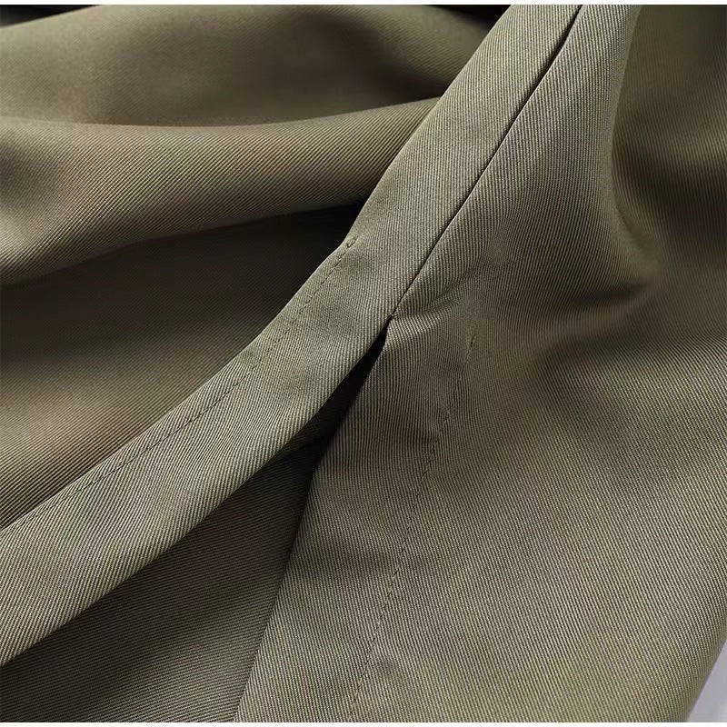 Oblique One-shoulder Silk Twill Texture Slim Dress