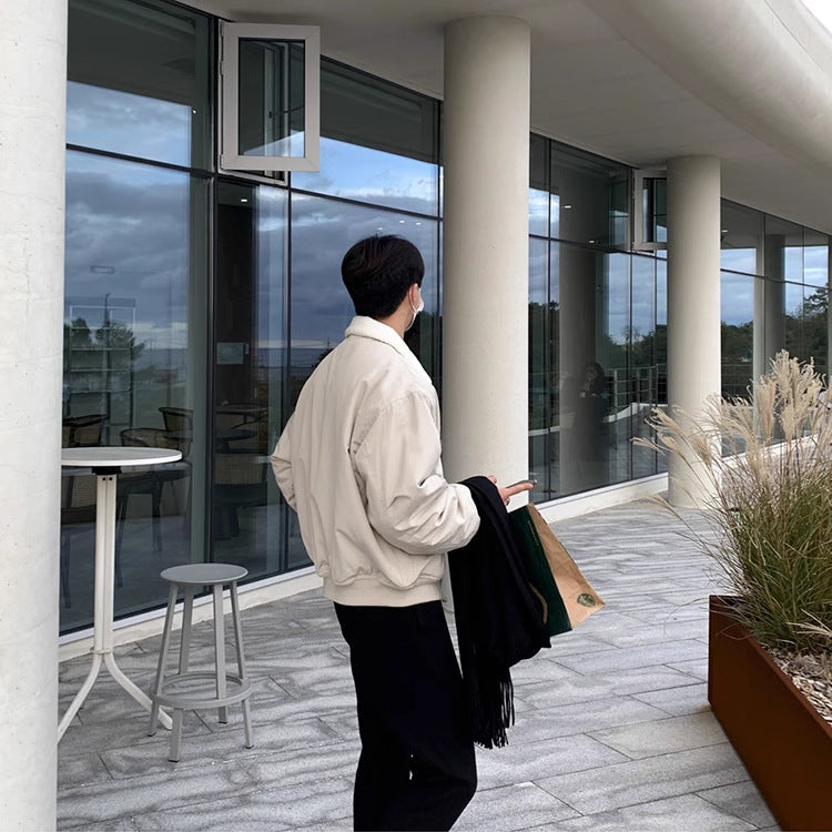 Men's Retro Lapels Cotton-padded Coat Winter Cotton-padded Jacket