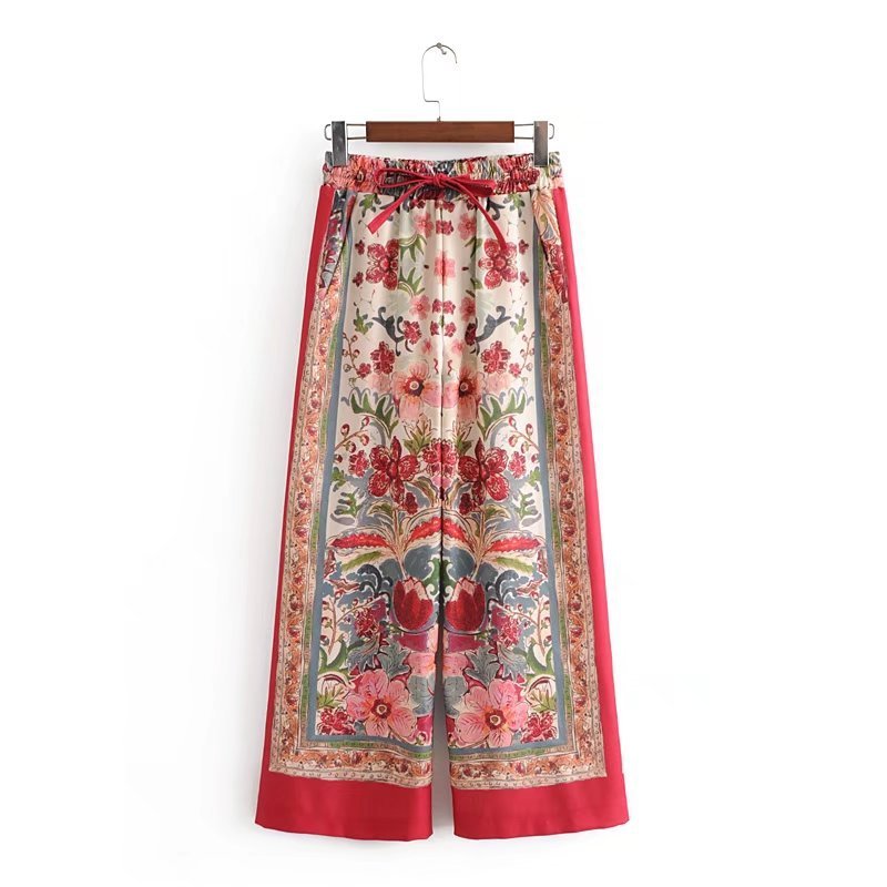 Suit jacket + wide leg pants suit