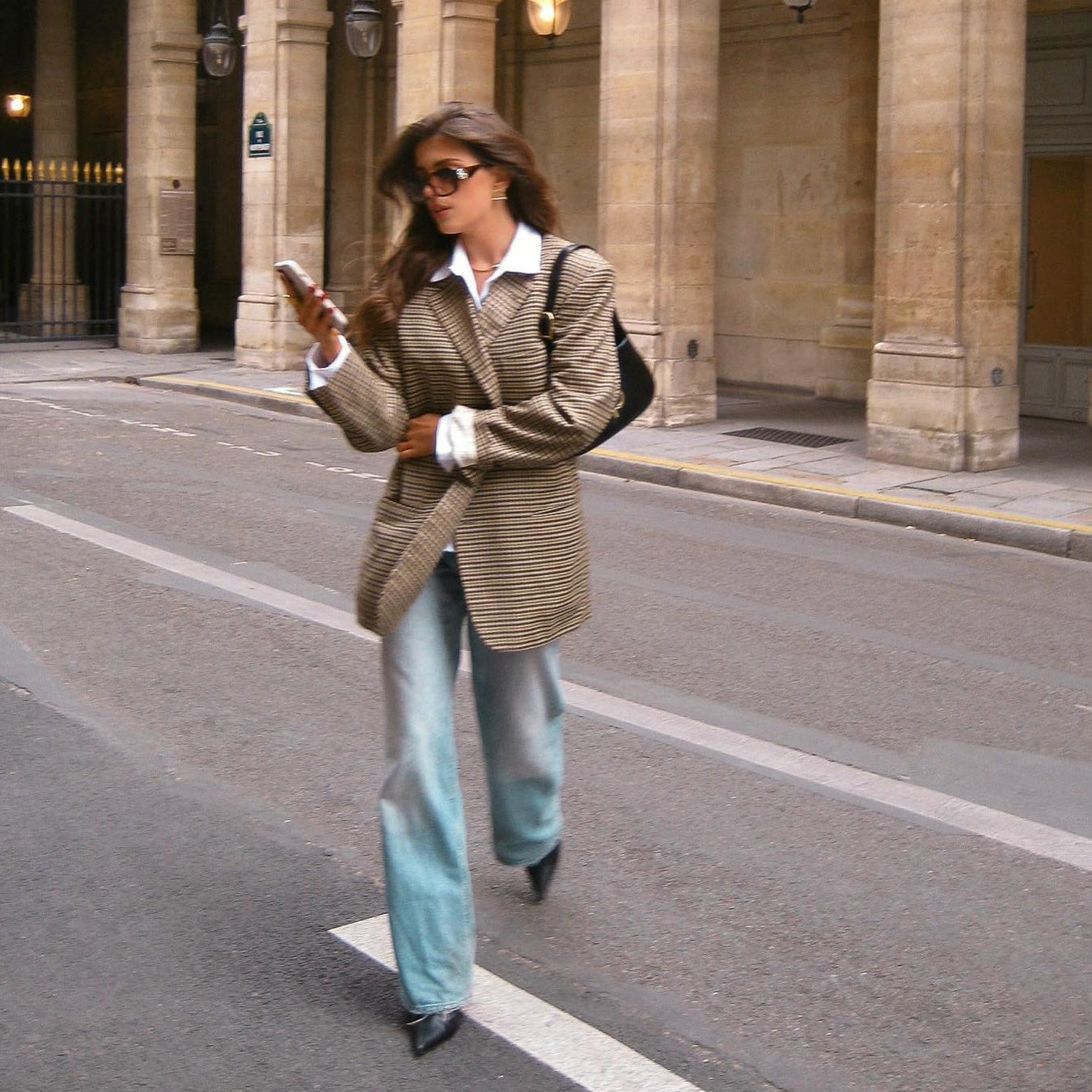 Elegant Plaid Blazer