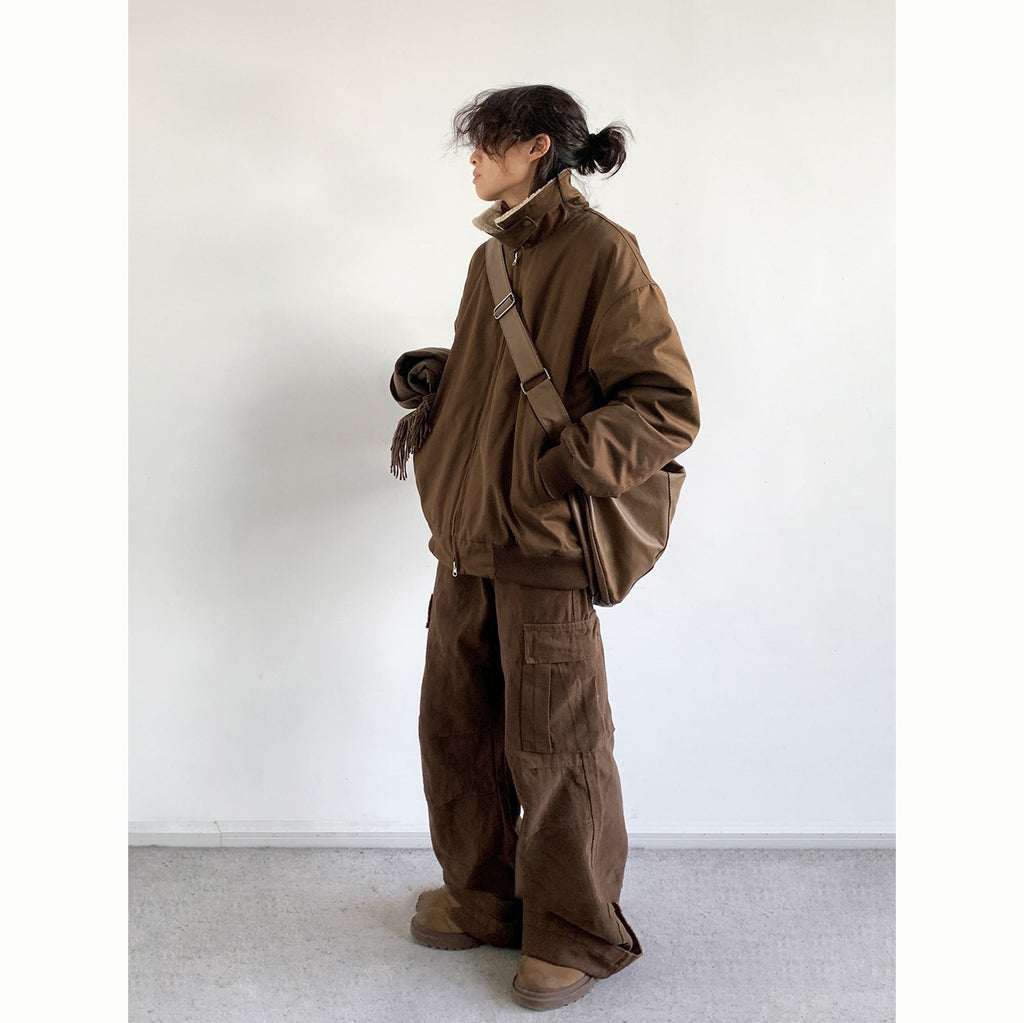Vintage Lamb Cotton-padded Coat