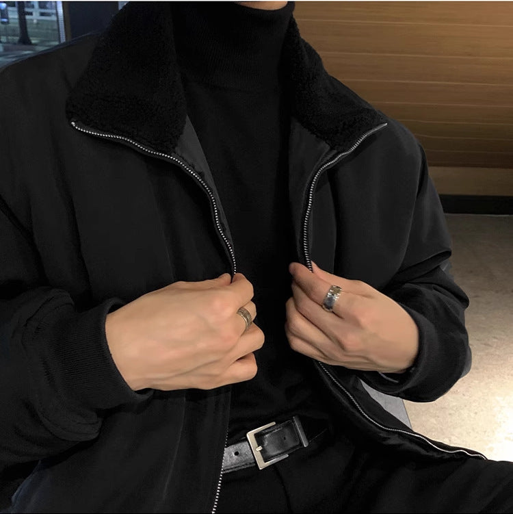 Men's Retro Lapels Cotton-padded Coat Winter Cotton-padded Jacket