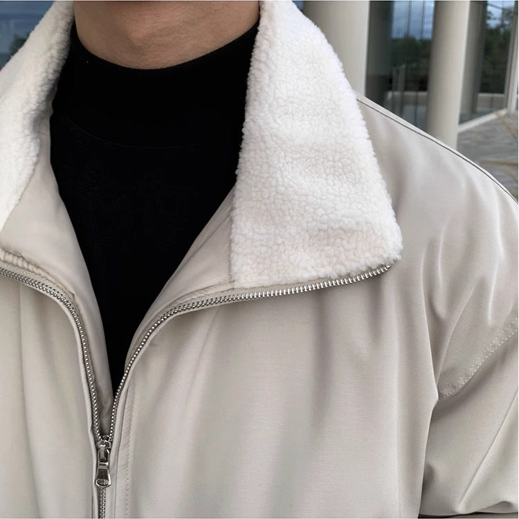 Men's Retro Lapels Cotton-padded Coat Winter Cotton-padded Jacket