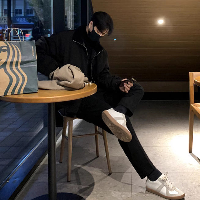 Men's Retro Lapels Cotton-padded Coat Winter Cotton-padded Jacket