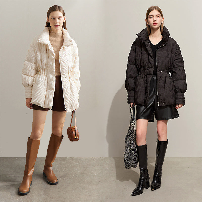 Black Technology Graphene Down Jacket Women's Stand Collar