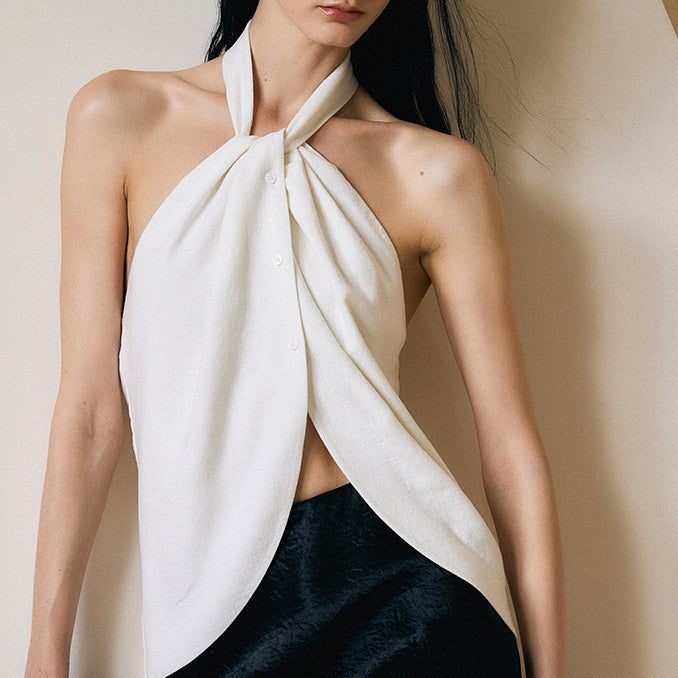 Halter Twist Tank Top
