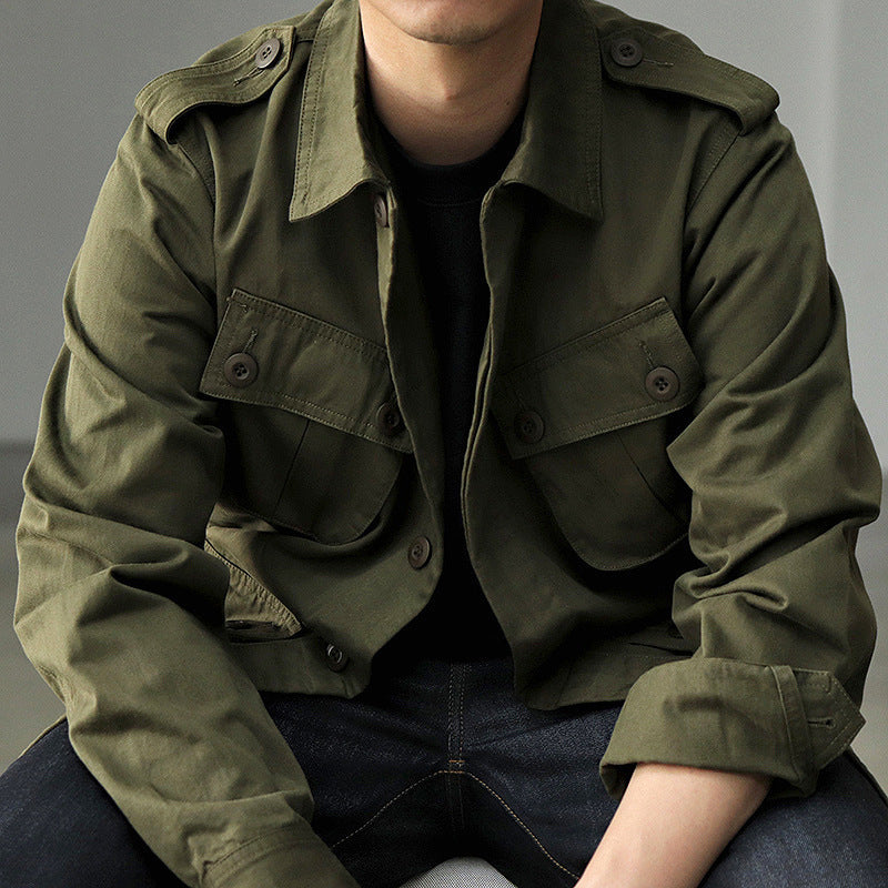 New Jacket Autumn Lazy Men's Lapel Long Sleeve