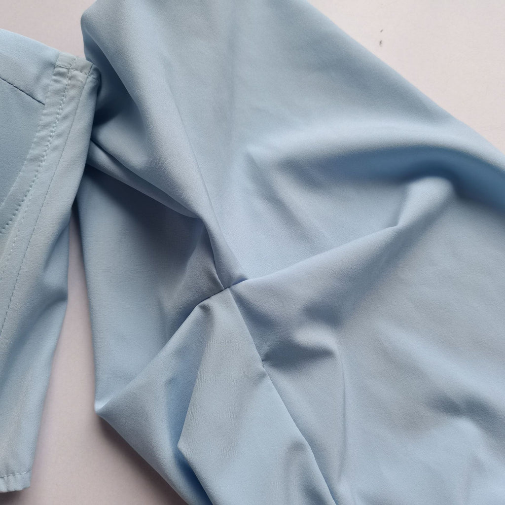 Irregular Long Sleeved Fashion Short Top