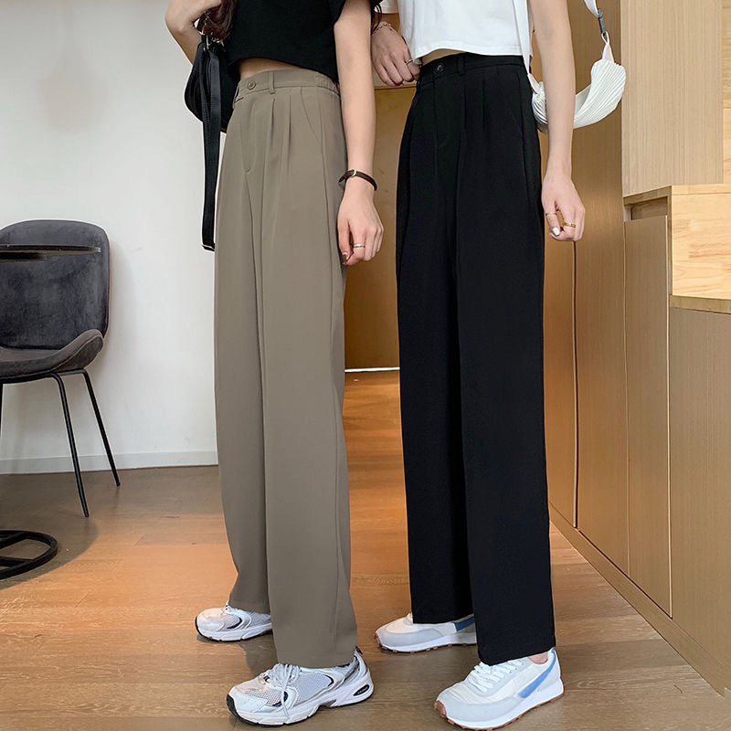 New High-grade Summer Straight Casual Suit Pants For Women