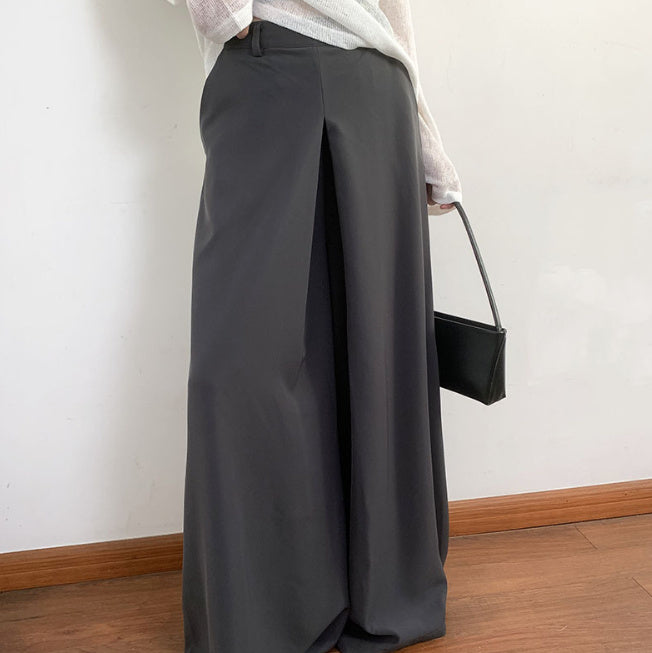 No Leg Type Super Slimming Hot Girl Draped Suit Pants Casual Pants