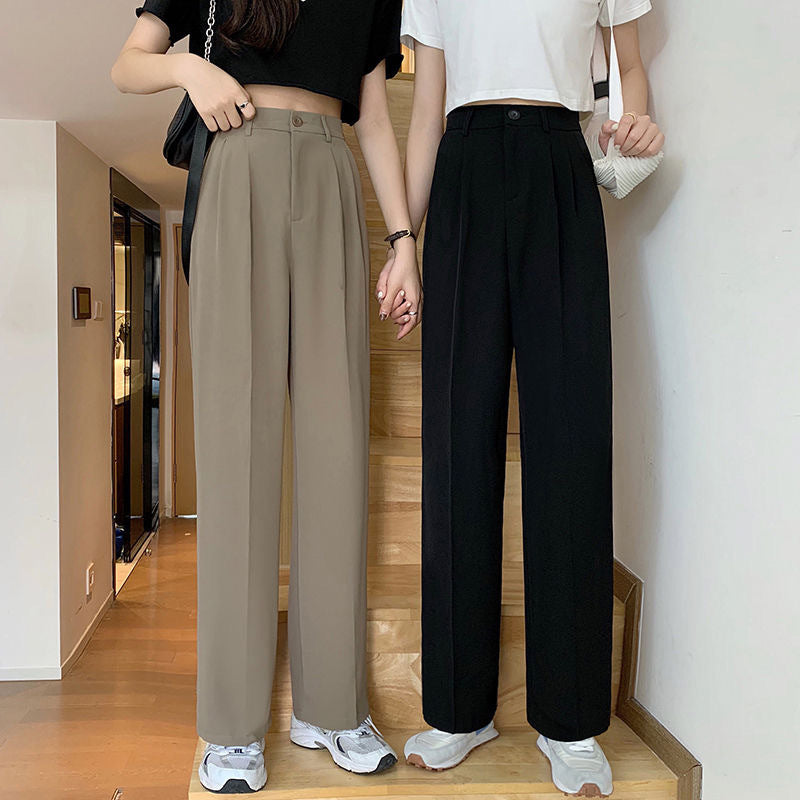 New High-grade Summer Straight Casual Suit Pants For Women