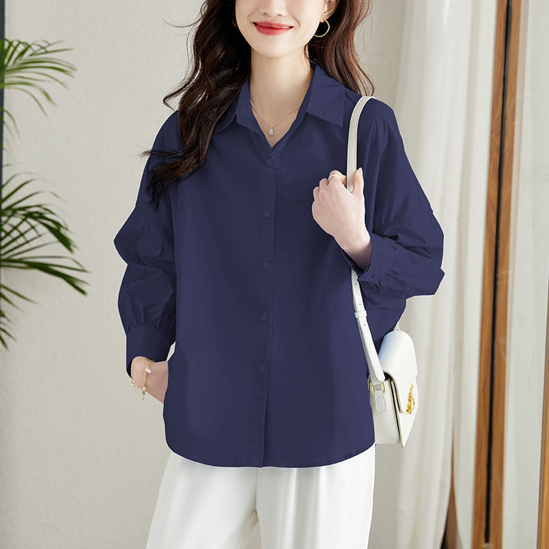 Loose Slim-fit Casual Shirt Pure Cotton Shirt