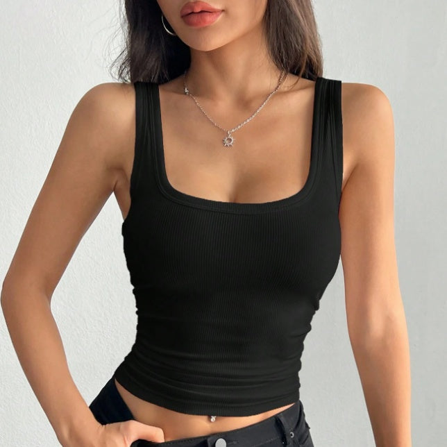 Top With Deep U-Neck And Racerback